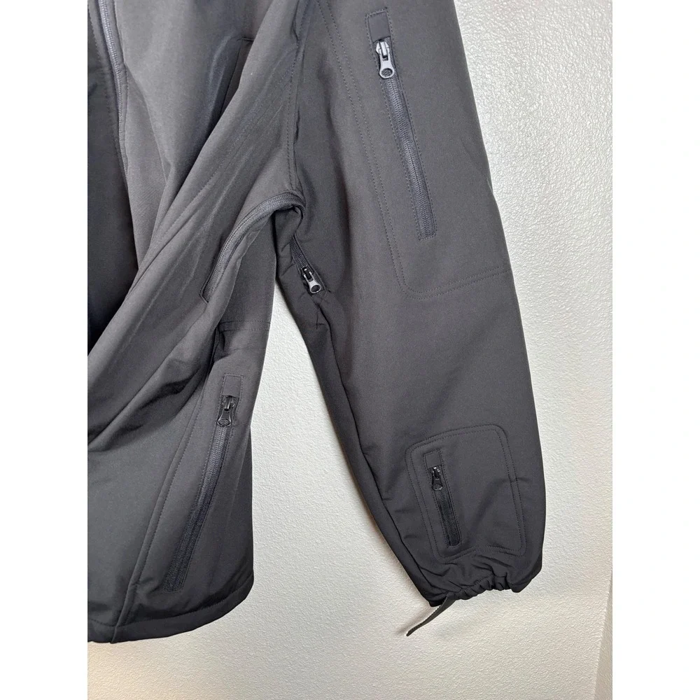 Buyers Products Company Mens Black‎ Softshell Full Zip Jacket XXL Workwear Swag